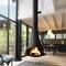 Wood Suspended Stove Hanging Wood Burning Fireplace For Indoor Heating