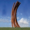 Modern Abstract Ring Rustic Metal Yard Art Garden Sculptures ISO9001